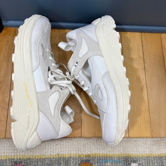 Brandblack Aura Sneaker men’s 10 off white Vibram Sole leather old man chunky - Picture 5 of 9